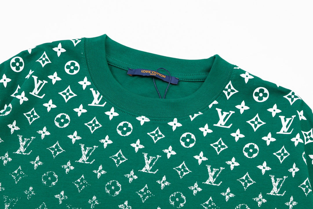 T-shirt monogrammé dégradé