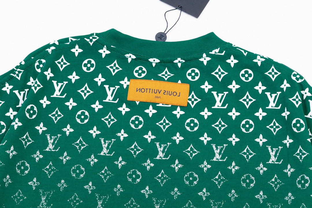 T-shirt monogrammé dégradé