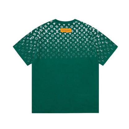 T-shirt monogrammé dégradé