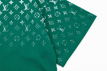 T-shirt monogrammé dégradé