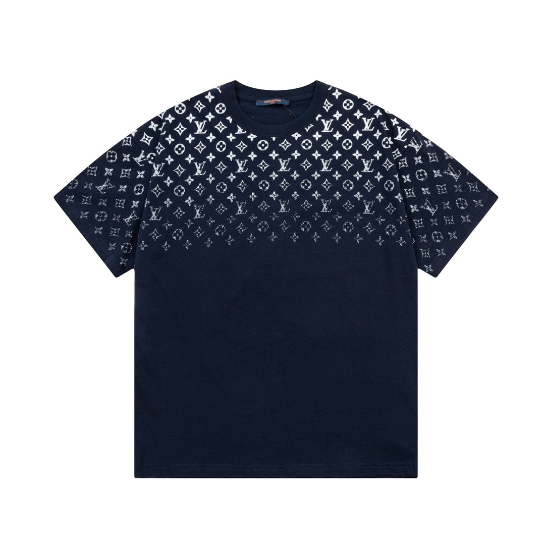 T-shirt monogrammé dégradé