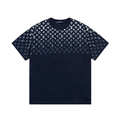 T-shirt monogrammé dégradé