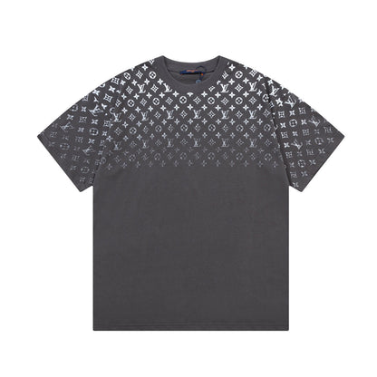 T-shirt monogrammé dégradé