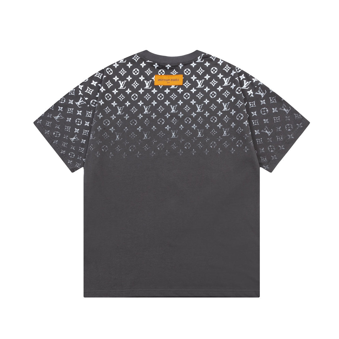 T-shirt monogrammé dégradé