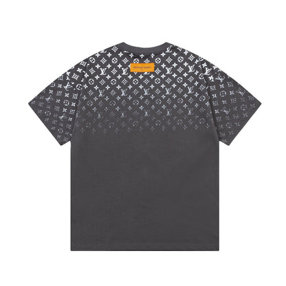 T-shirt monogrammé dégradé