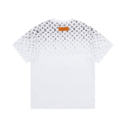 T-shirt monogrammé dégradé