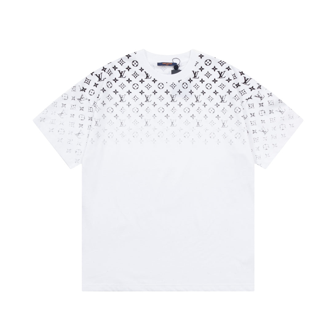 T-shirt monogrammé dégradé