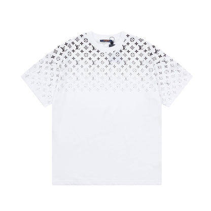 T-shirt monogrammé dégradé