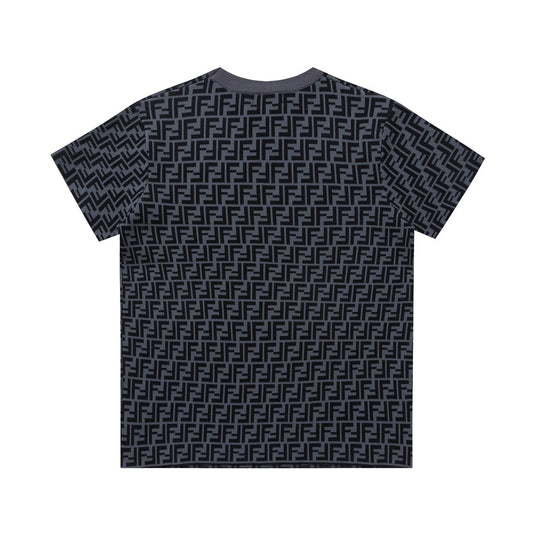 T-shirt monogramme tricoté
