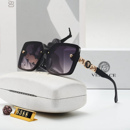 Gafas de sol unisex retro de moda con montura grande y versátiles