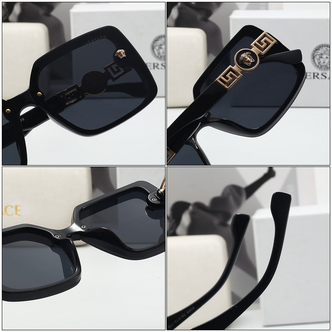 Gafas de sol unisex retro de moda con montura grande y versátiles