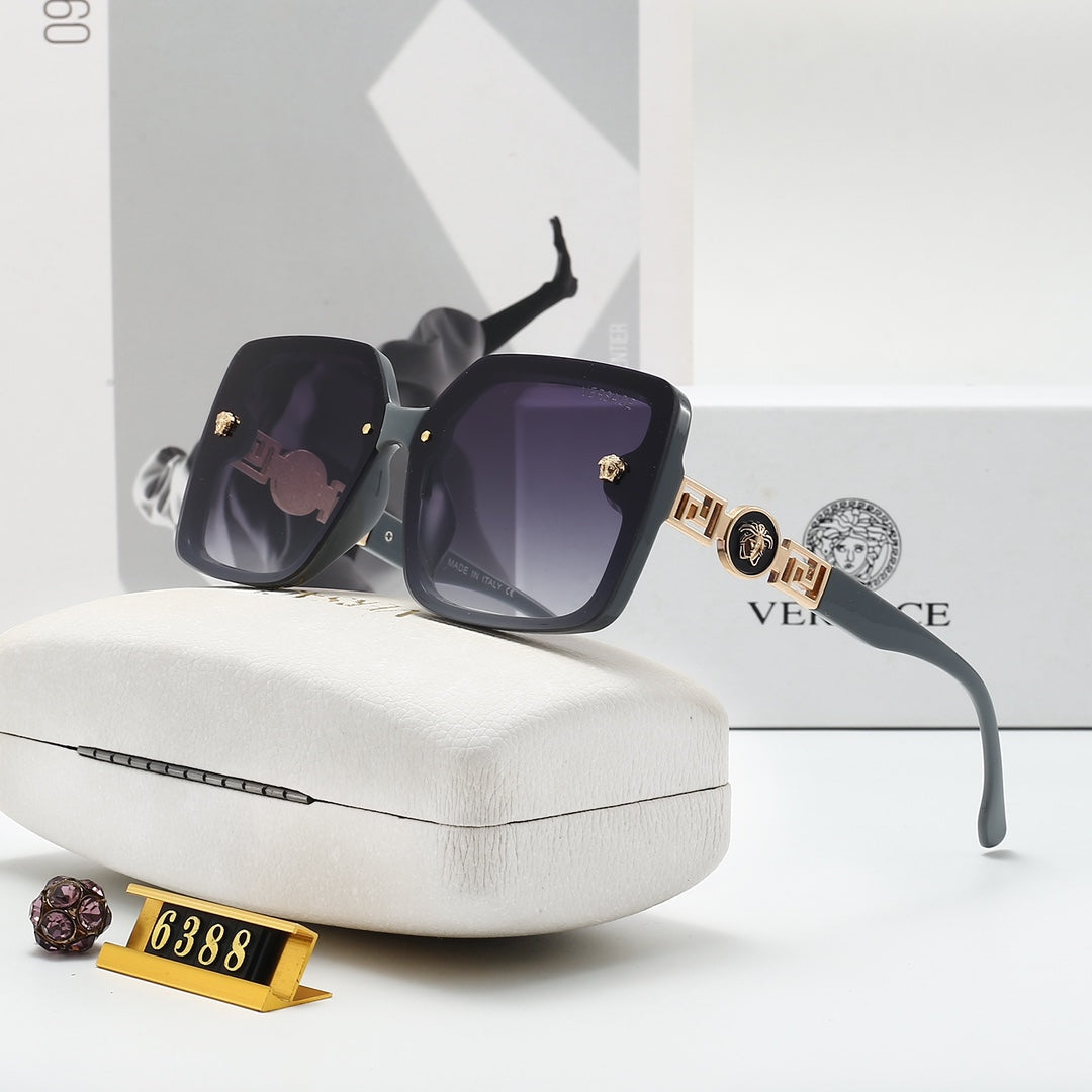 Gafas de sol unisex retro de moda con montura grande y versátiles