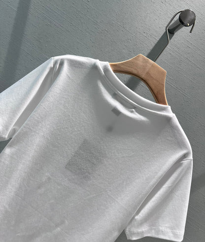 T-shirt en coton premium chic chaîne cercle