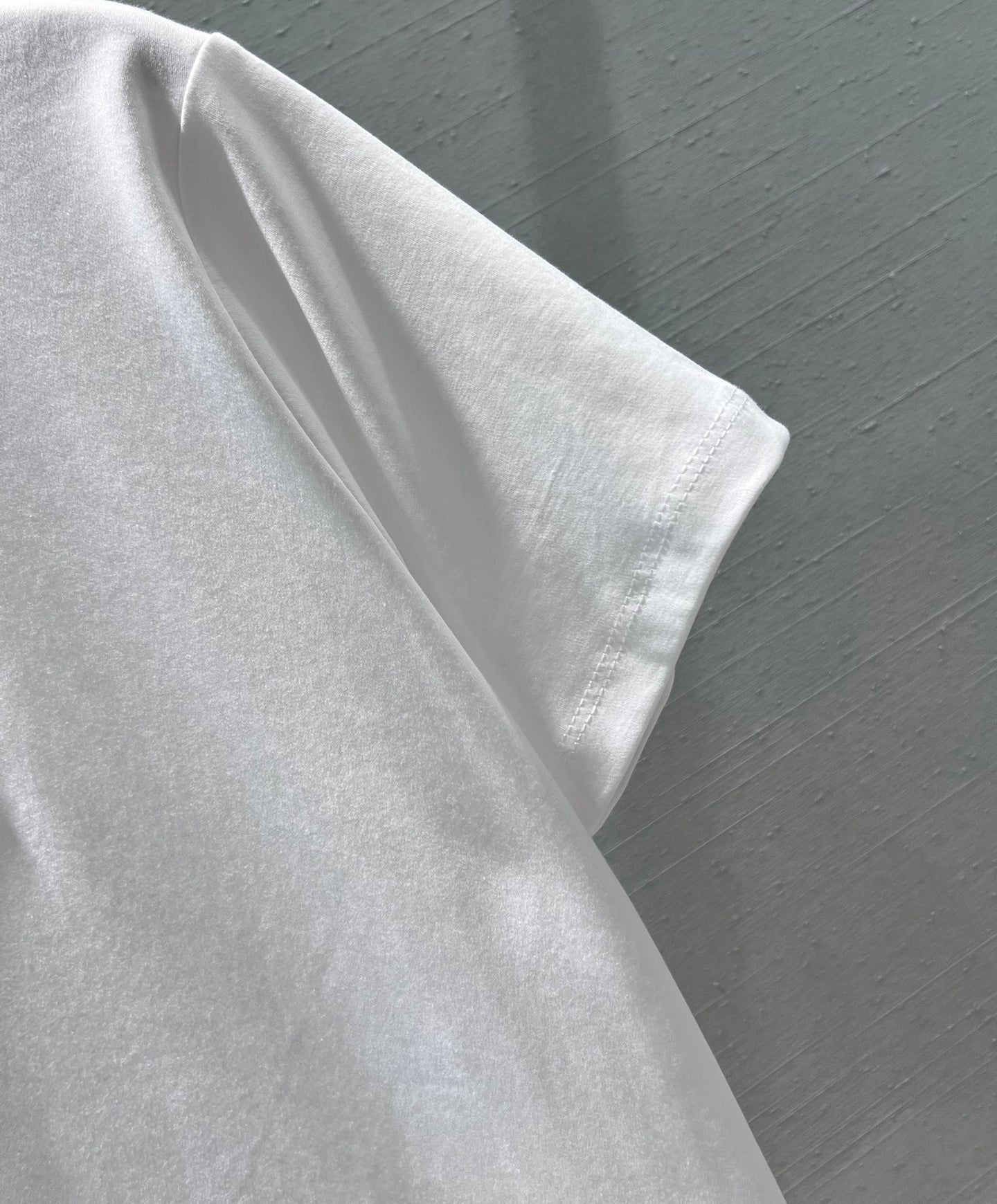 T-shirt en coton premium chic chaîne cercle