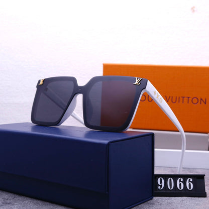 Gafas de sol de una pieza con monograma unisex modernas