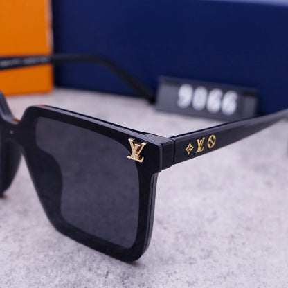 Gafas de sol de una pieza con monograma unisex modernas