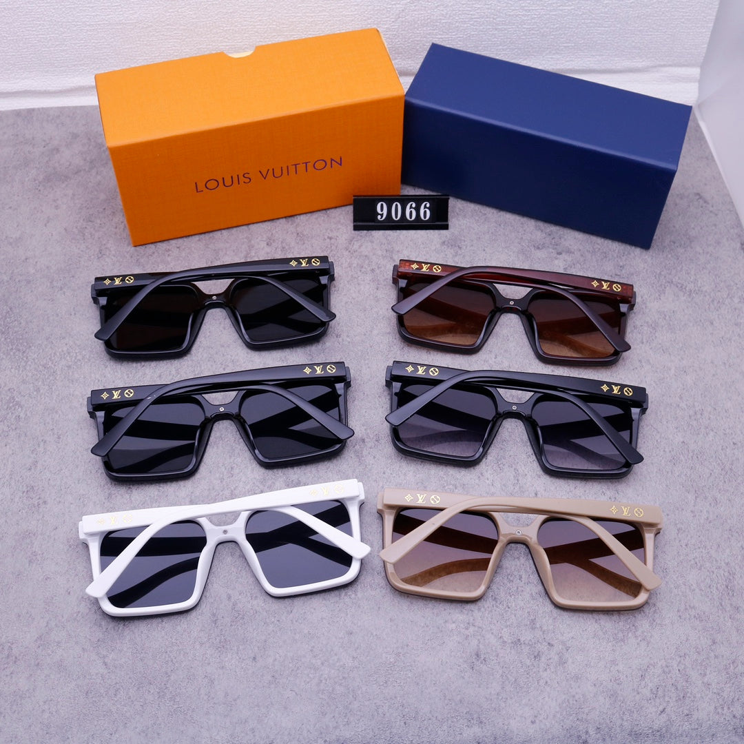 Gafas de sol de una pieza con monograma unisex modernas