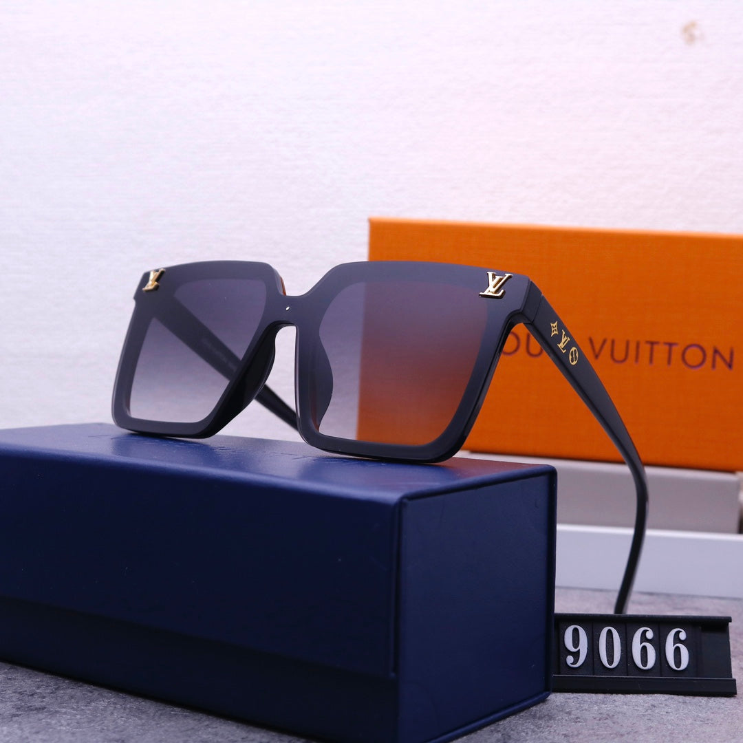 Gafas de sol de una pieza con monograma unisex modernas