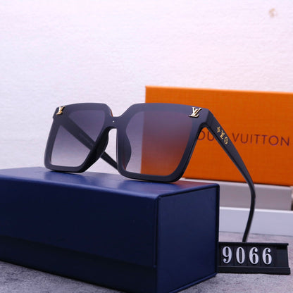 Gafas de sol de una pieza con monograma unisex modernas