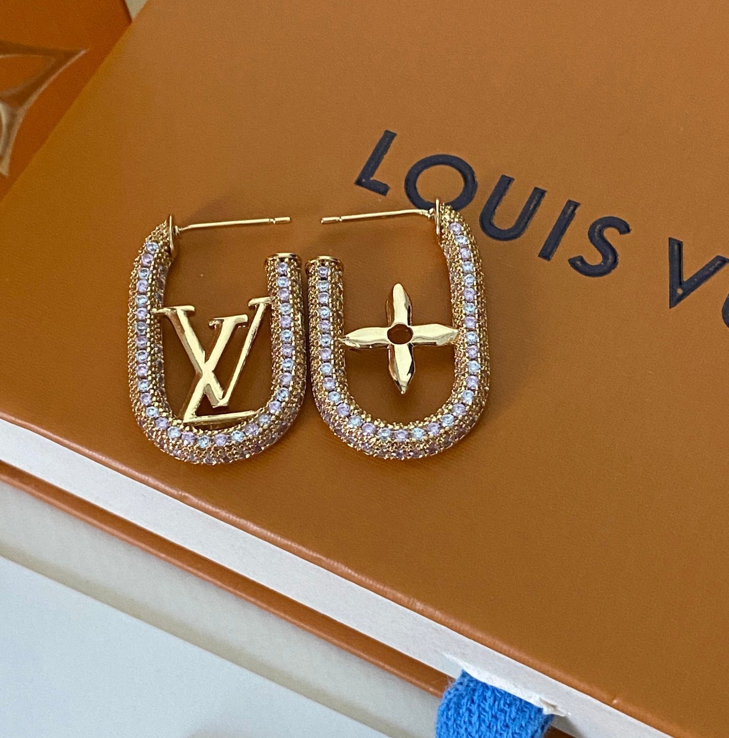 Pendientes de cristal de lujo