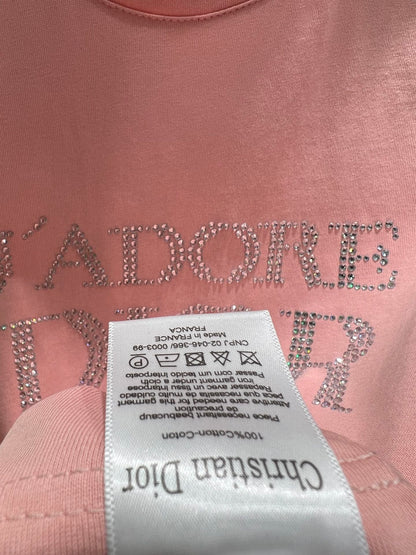 Débardeur T-shirt sans manches rose VINTAGE DIAMANT CHAUD STYLE SECONDE MAIN