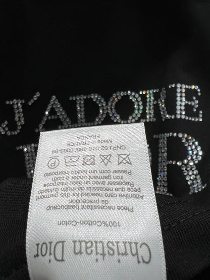 T-shirt vintage sans manches à strass style seconde main