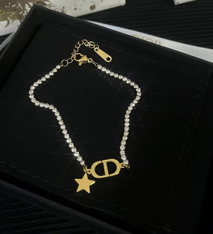 Pulsera de diamante de lujo
