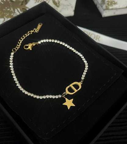 Pulsera de diamante de lujo