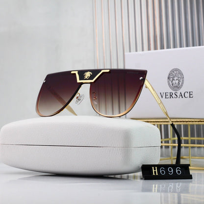 Gafas de sol con estampado de marca de agua de moda