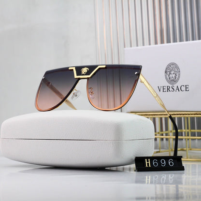 Gafas de sol con estampado de marca de agua de moda