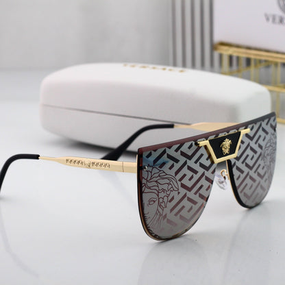 Gafas de sol con estampado de marca de agua de moda
