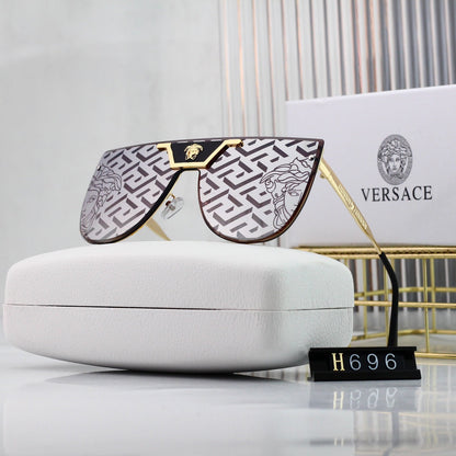 Gafas de sol con estampado de marca de agua de moda