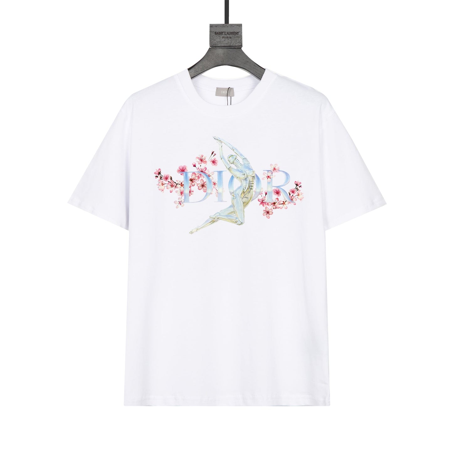 T-shirt imprimé fleurs de prunier