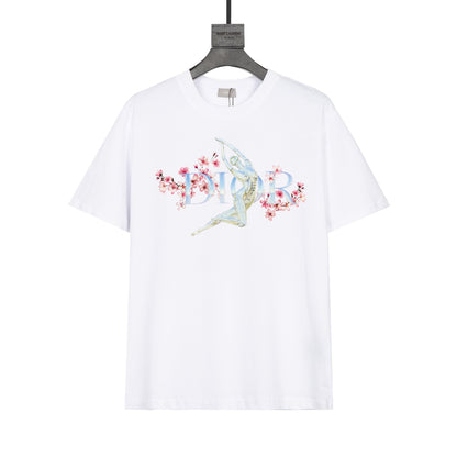 T-shirt imprimé fleurs de prunier