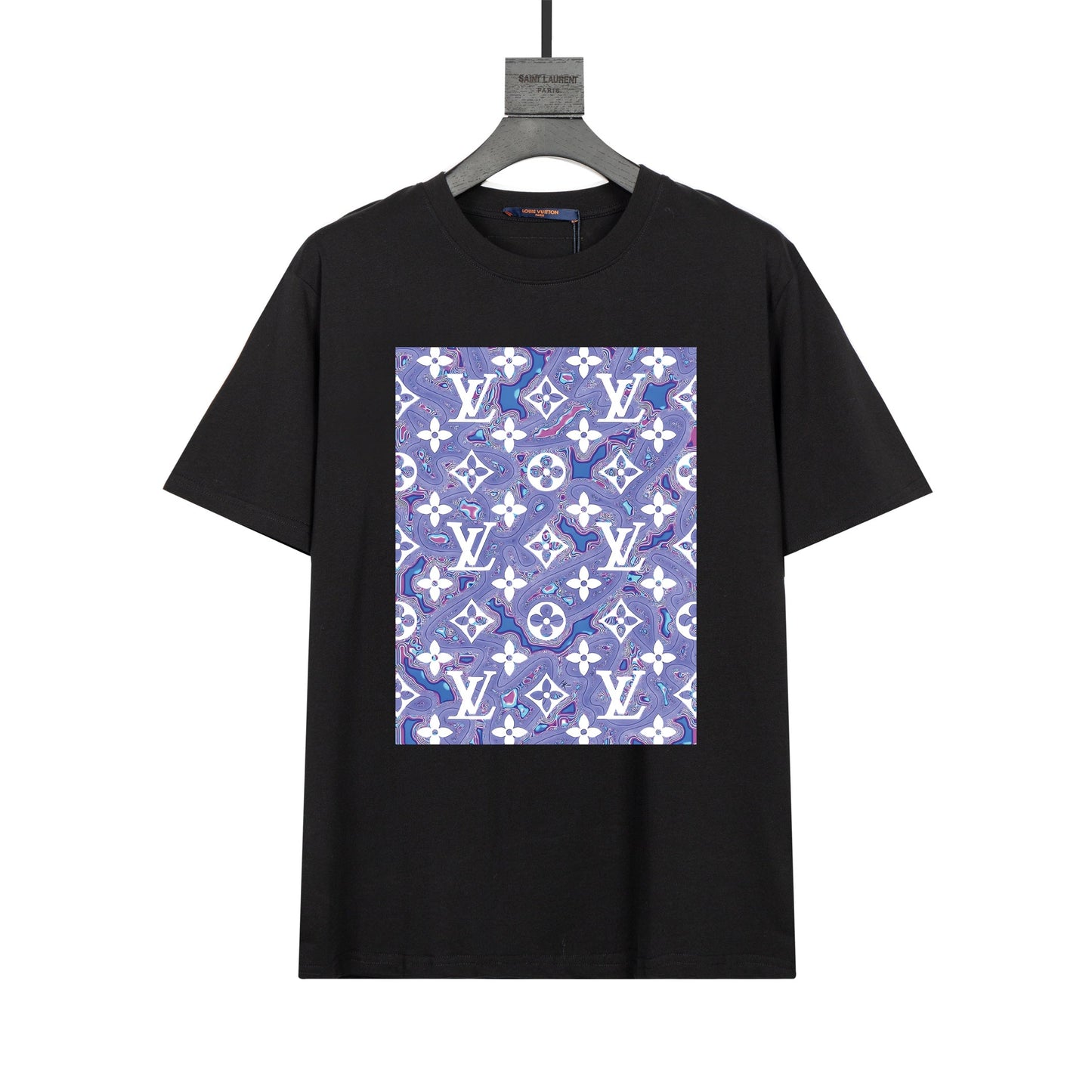 T-shirt imprimé violet