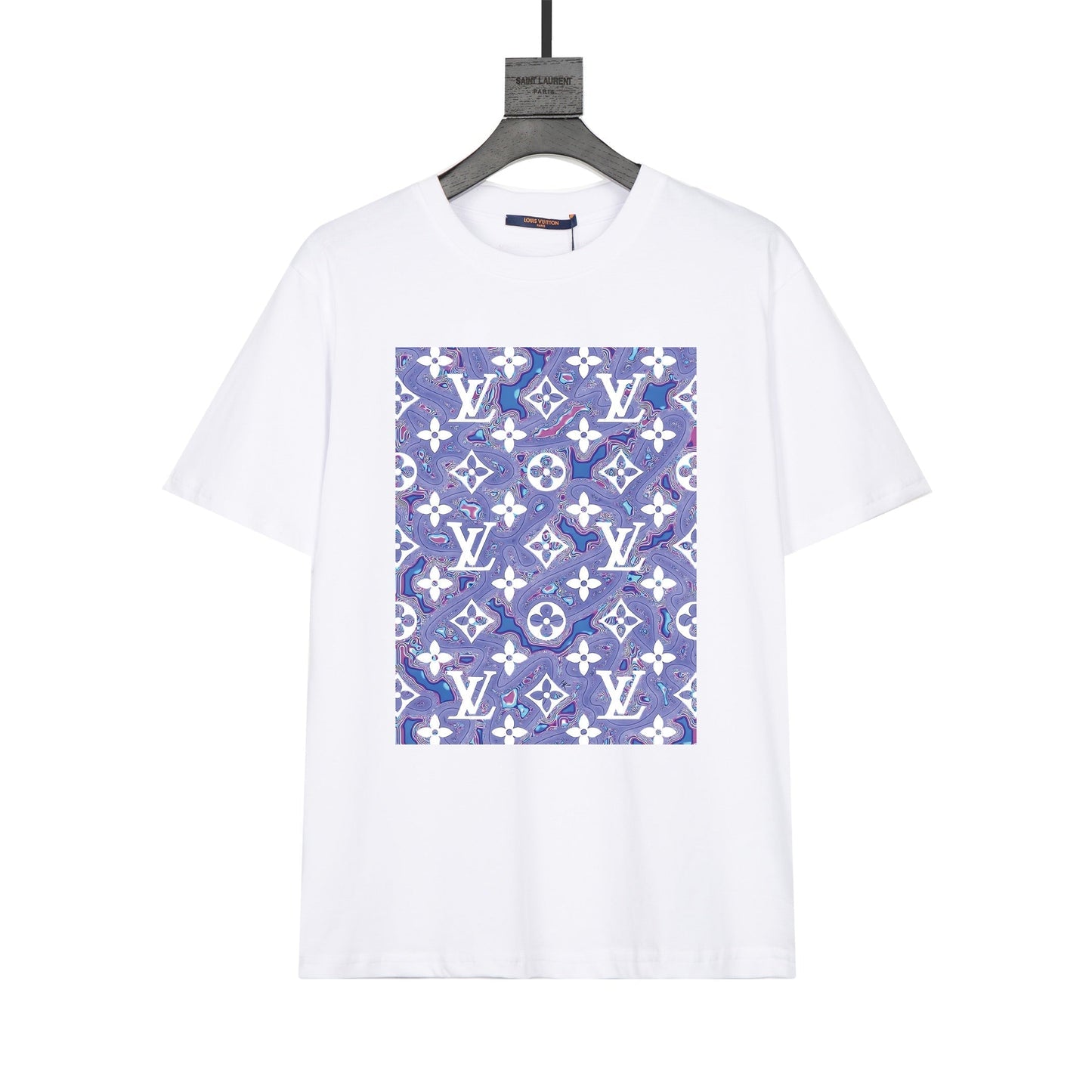 T-shirt imprimé violet
