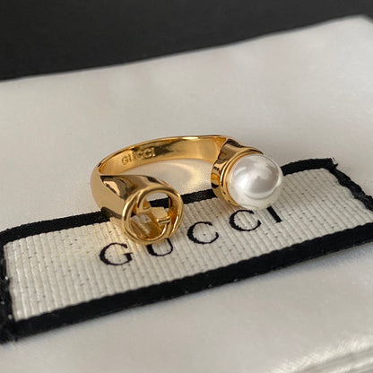 Anillo abierto Blondie Pearl Metal