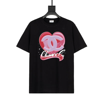 T-shirt imprimé cœurs