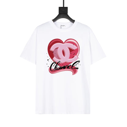 T-shirt imprimé cœurs