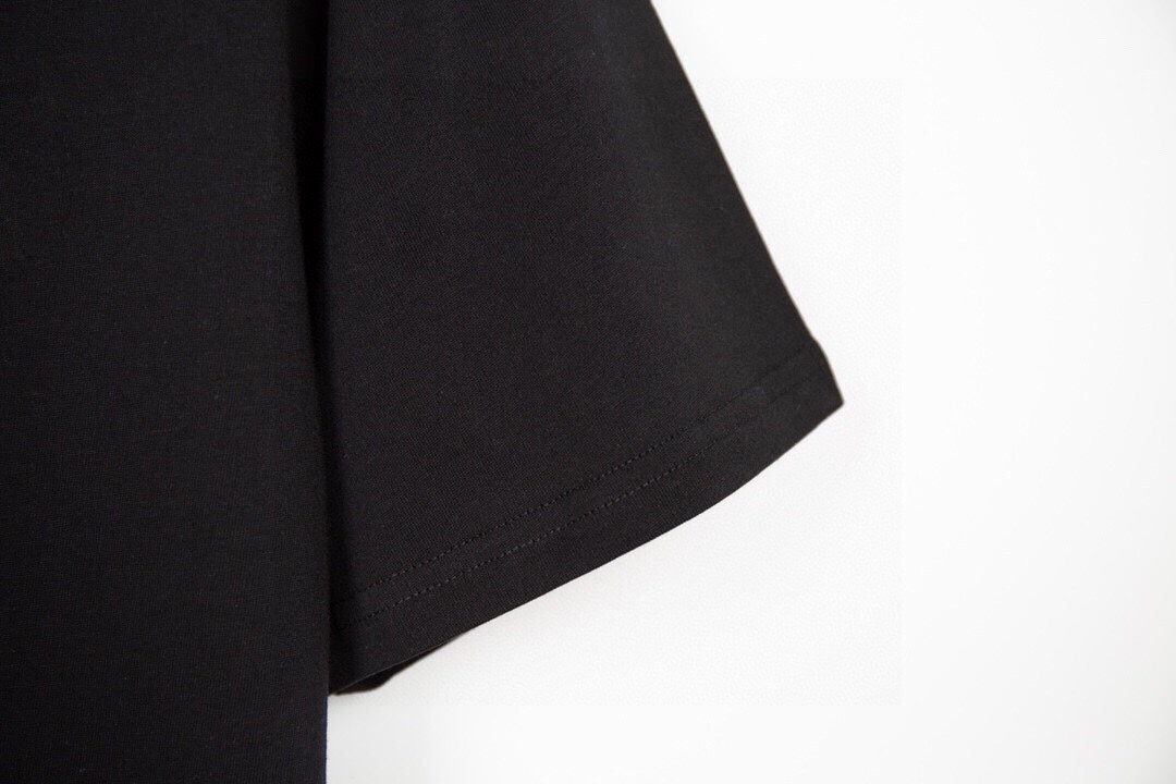 T-shirt simple en coton imprimé