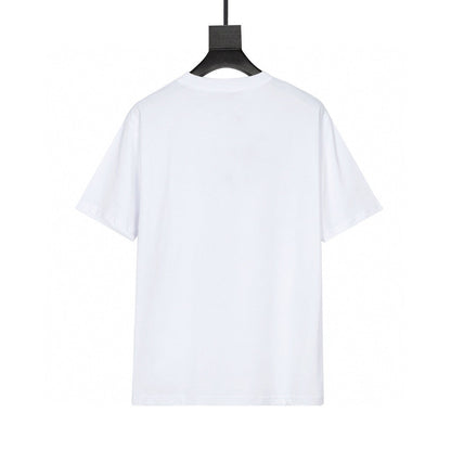 T-shirt simple en coton imprimé