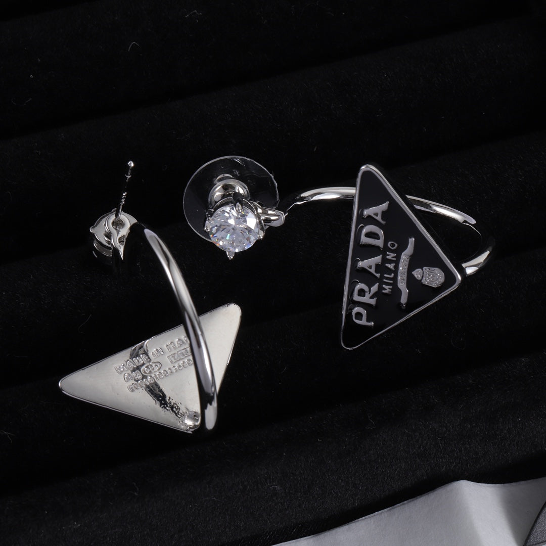 Boucles d'oreilles Symbole Triangle