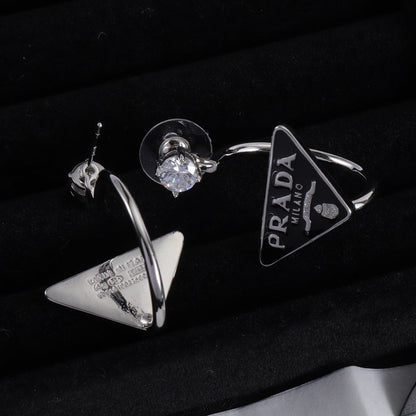 Boucles d'oreilles Symbole Triangle
