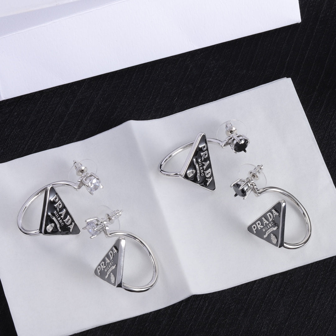 Boucles d'oreilles Symbole Triangle