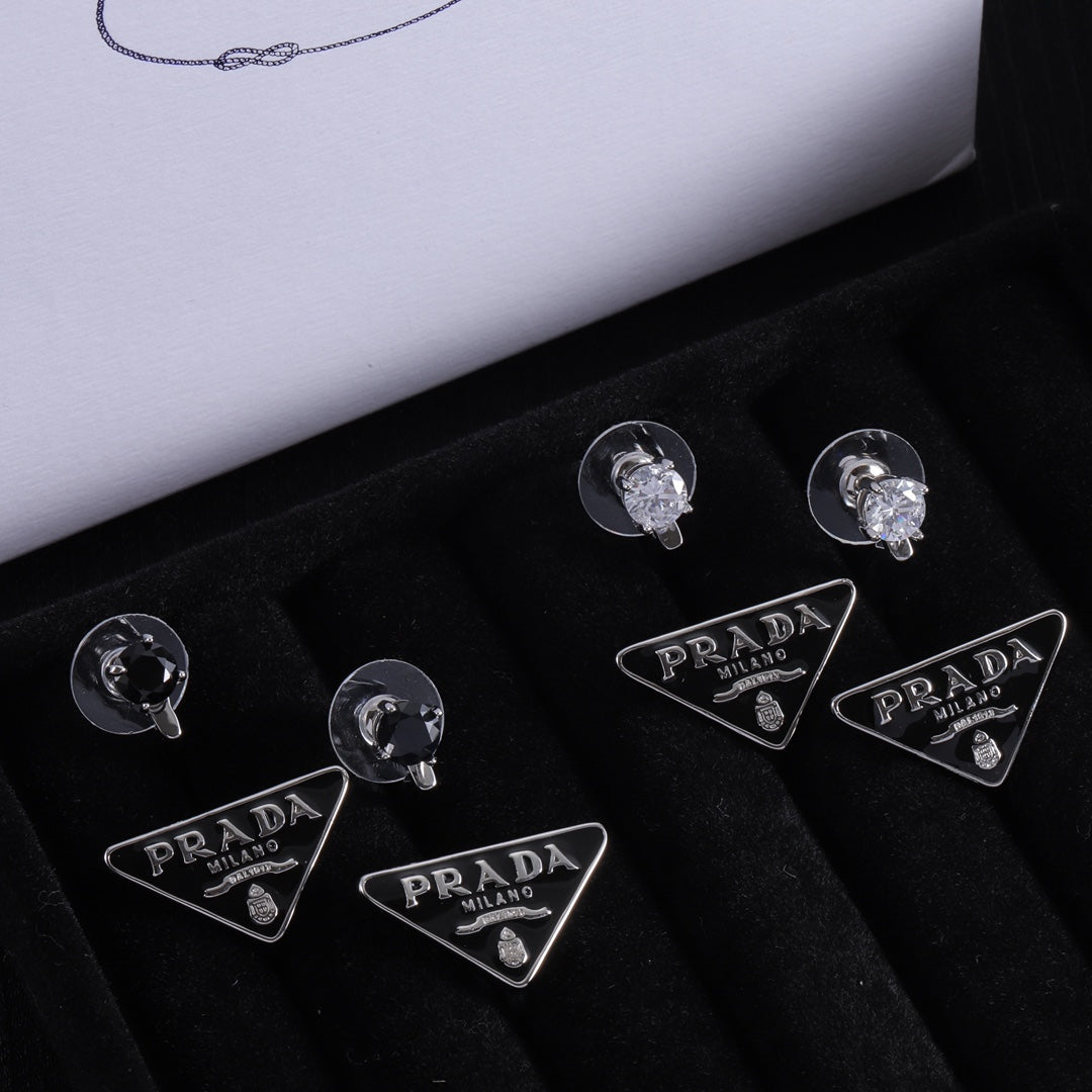 Boucles d'oreilles Symbole Triangle