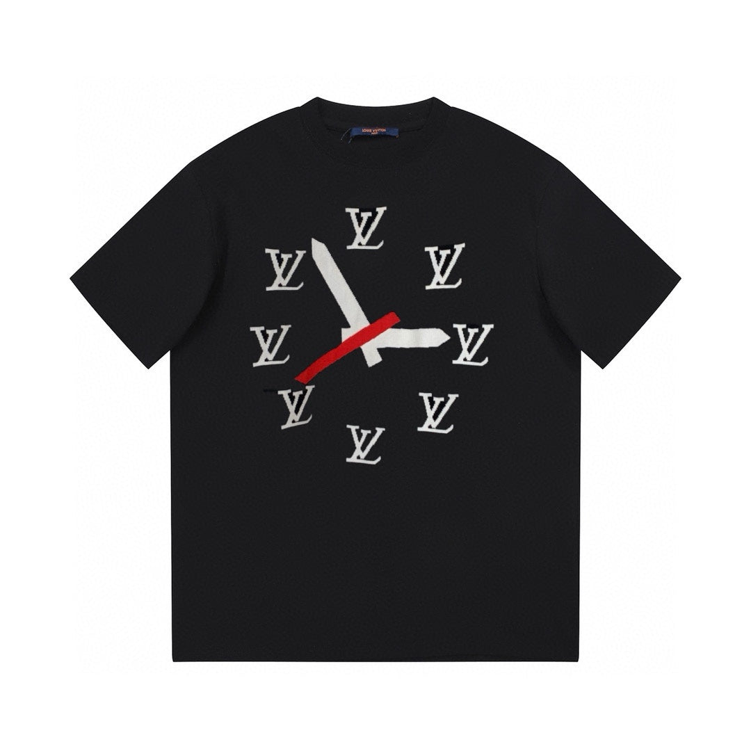 T-shirt brodé tricoté