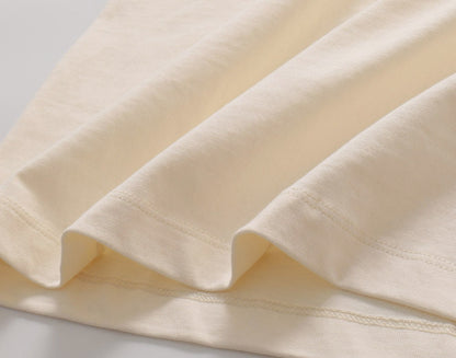 T-shirt simple en coton imprimé