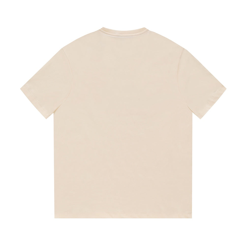 T-shirt simple en coton imprimé