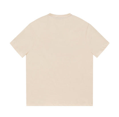 T-shirt simple en coton imprimé