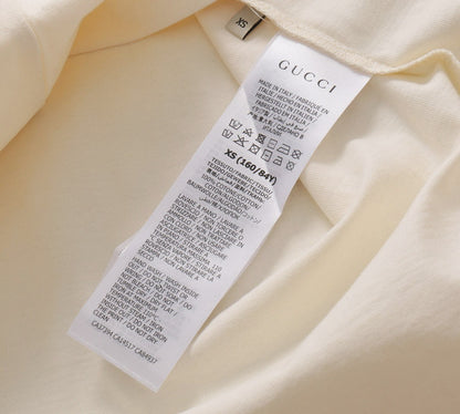 T-shirt simple en coton imprimé